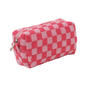Colorful Checkered Pouch