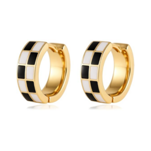 Checkered Earrings