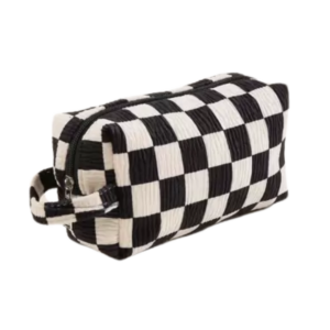 Checkered Plush Bag