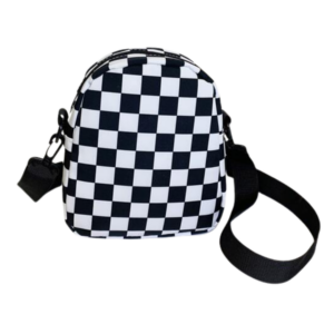 Checkered Cross-body Bag