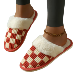 Checkered Slippers