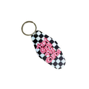 Hot Girls Hit Curbs Keychain