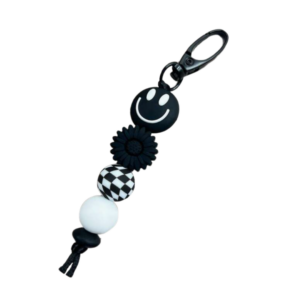 Daisy Plaid Checkered Keychain
